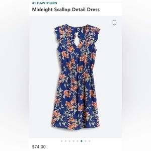 41 Hawthorne midnight scallop dress